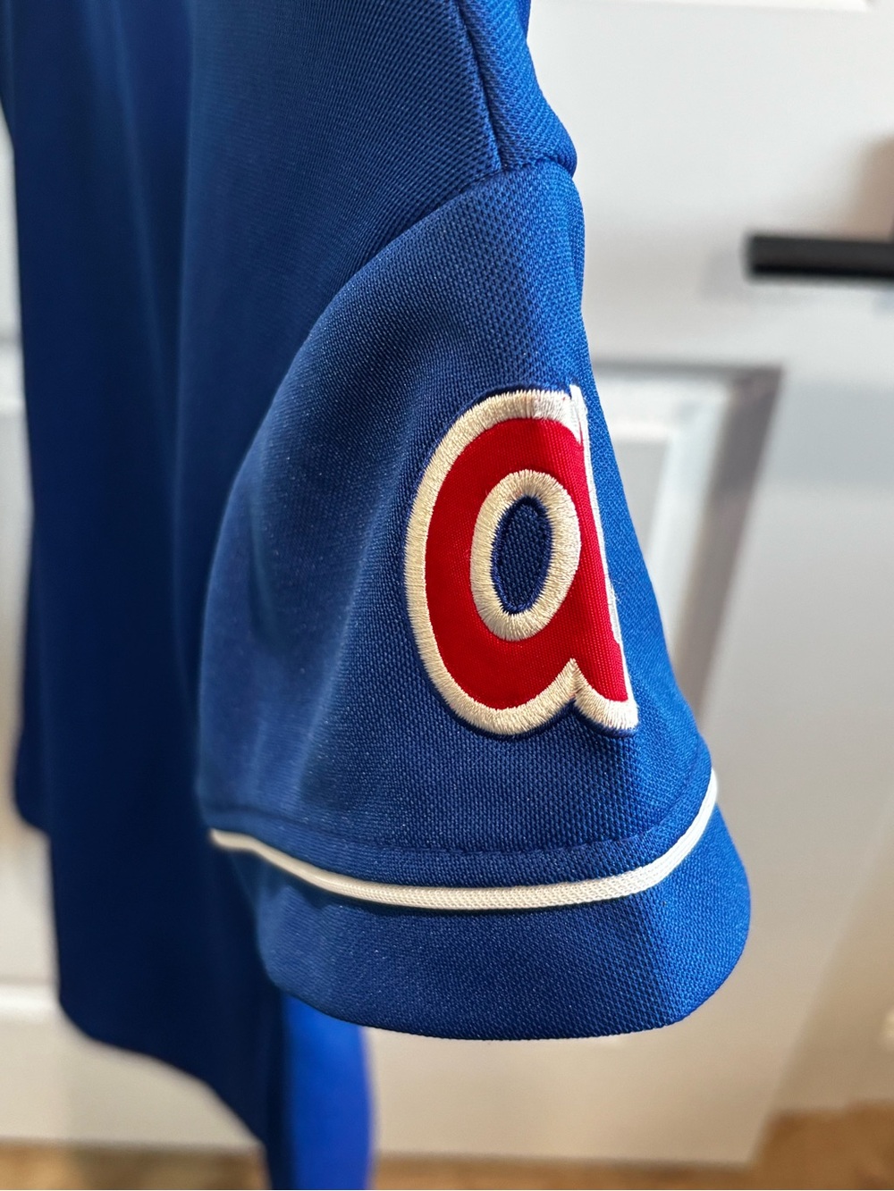 Braves Blue Button-Front Jersey Minidress Size M- Official Team Style - Picture 7 of 8